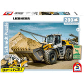Schmidt Spiele - Wiellader L580 200 Stukjes - Puzzels